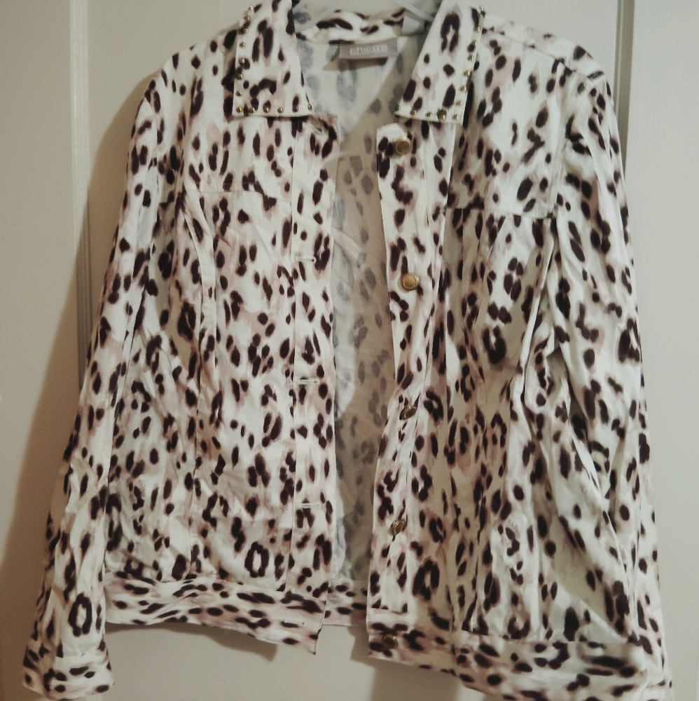 Chico Leopard Print Jacket - image 2